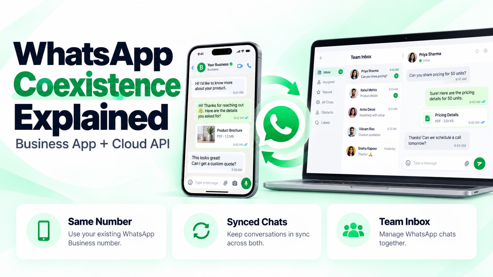 WhatsApp Coexistence Explained: How to Use the Business App & Cloud API on the Same Number Simultaneously